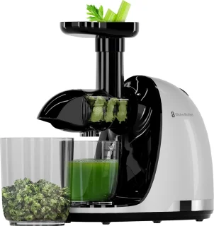 KitchenBrothers Slowjuicer Wit 700ml