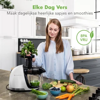 KitchenBrothers Slowjuicer Wit 700ml