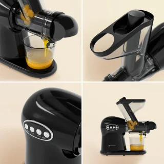 KitchenBrothers Slowjuicer XL Juicer Zwart