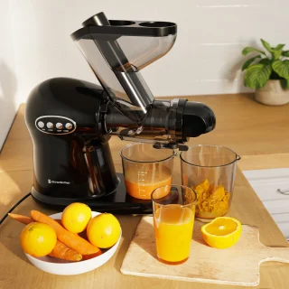 KitchenBrothers Slowjuicer XL Juicer Zwart