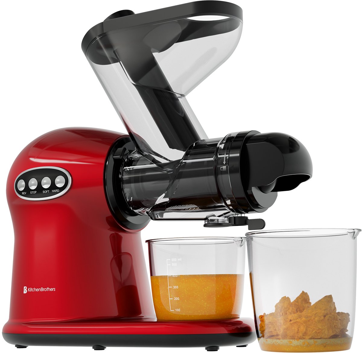 KitchenBrothers Slowjuicer XL Rood