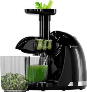 KitchenBrothers Slowjuicer Zwart 700ml
