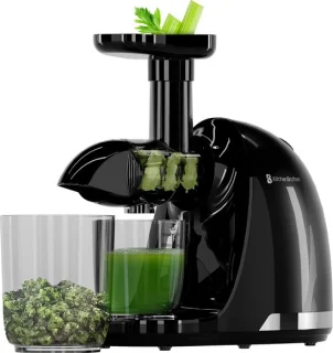 KitchenBrothers Slowjuicer Zwart 700ml