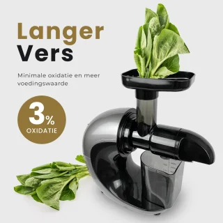 KitchenMasters Slowjuicer 700ml Zwart