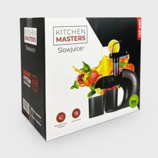 KitchenMasters Slowjuicer 700ml Zwart