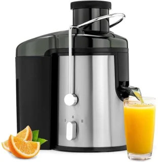 Klarven slowjuicer zwart roestvrij staal