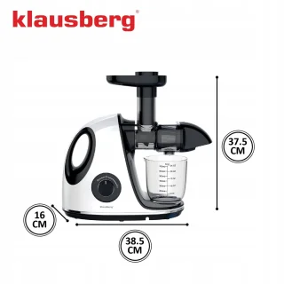 Klausberg KB-7863 Slow Juicer Grijs