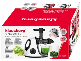 Klausberg KB-7864 Slow Juicer Wit