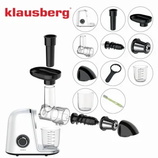 Klausberg Slow Juicer 150W 700ml Wit