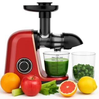 Klausberg Slowjuicer 150W 700ml Kersenrood