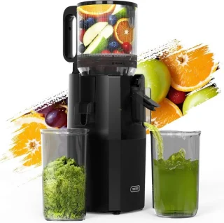 Koudpers sapcentrifuge slowjuicer 1.4 liter zwart