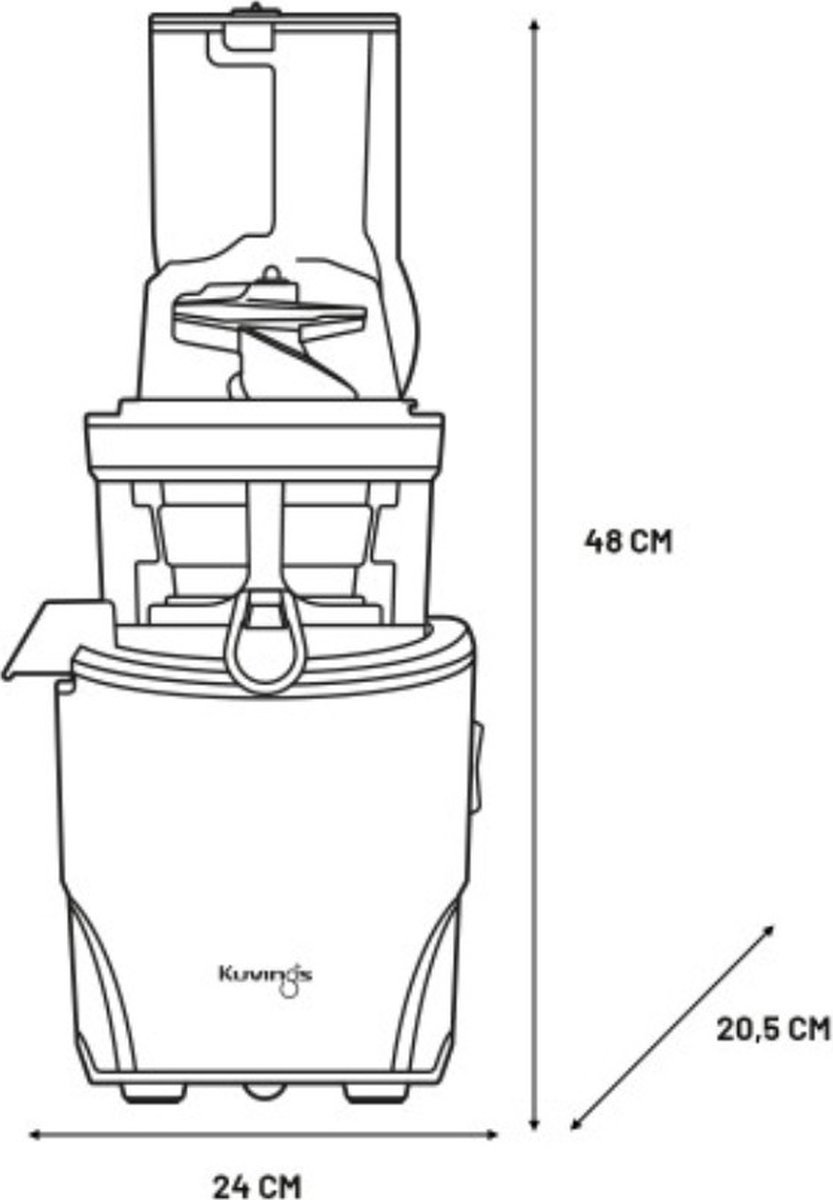 Kuvings Revo830 White Slowjuicer