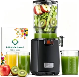 LINKChef Slow Juicer 130 mm - Sapcentrifuge voor groenten en fruit