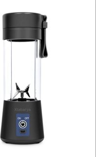 Mini Draagbare Slowjuicer USB Oplaadbaar Zwart