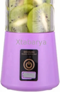 Mini Slowjuicer USB Oplaadbaar Blauw