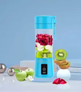 Mini Slowjuicer USB Oplaadbaar Blauw