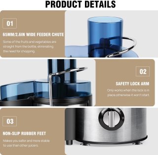 Wat vinden we goed aan de Molain Slowjuicer Sapcentrifuge