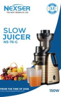 De Nexser 150W Langzame Juicer in één oogopslag