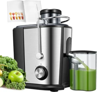 De Nexvo® Slowjuicer Zilver in één oogopslag