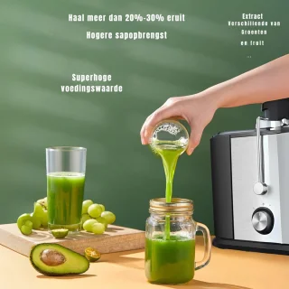 Wat vinden we goed aan de Nexvo® Slowjuicer Zilver