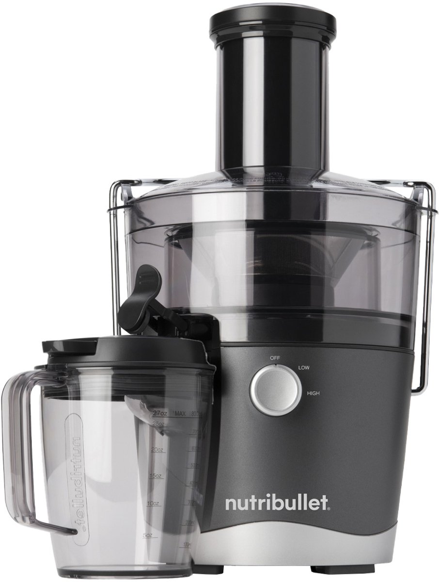 De Nutribullet Juicer 800 ml Grijs in één oogopslag