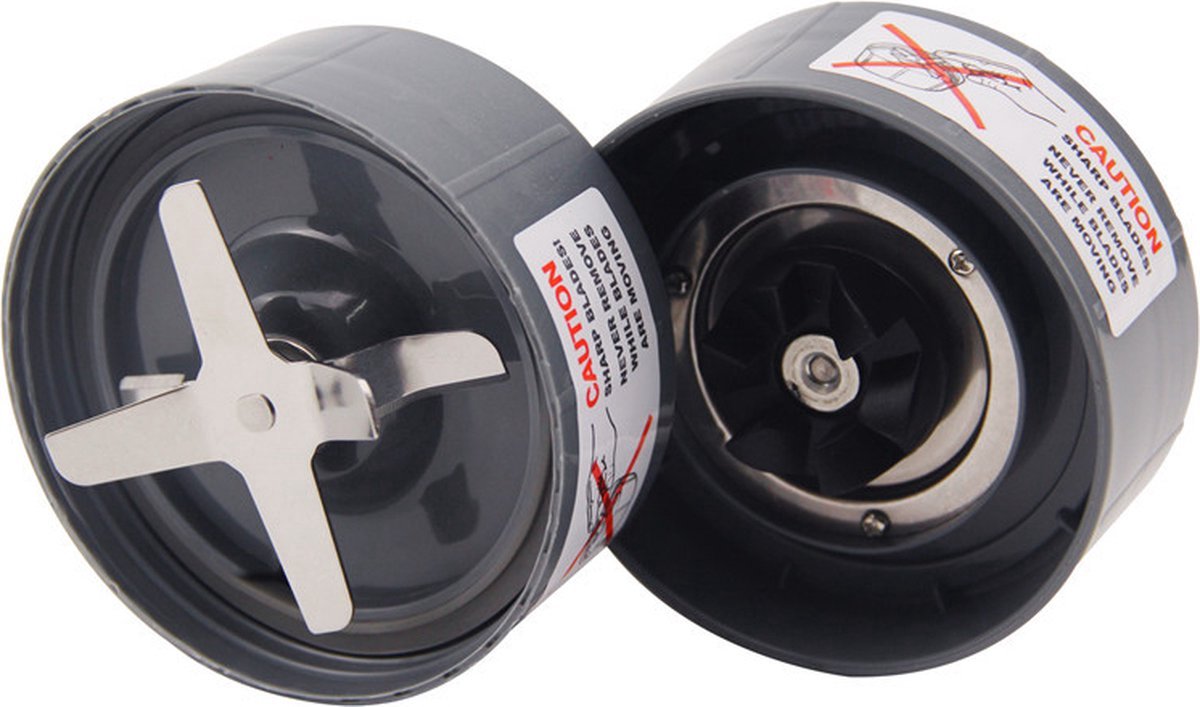 Nutribullet Vervangend Mengblad RVS 2 Stuks 600W/900W