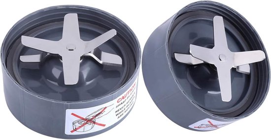 Nutribullet Vervangend Mengblad RVS 2 Stuks 600W/900W