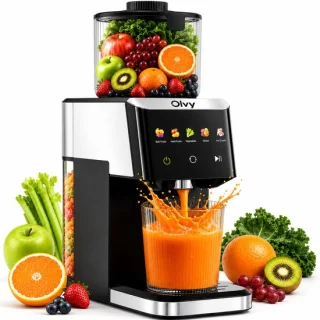 Olvy Slowjuicer 1500ml zwart: veelzijdig en gebruiksvriendelijk