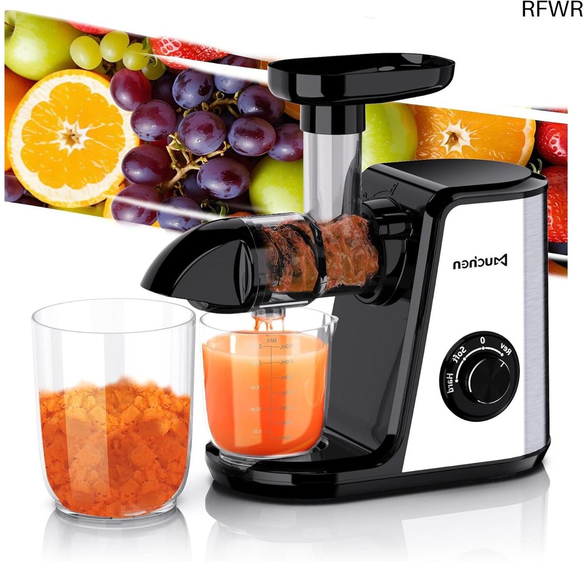 De RFWR Langzame Juicer 150W in één oogopslag