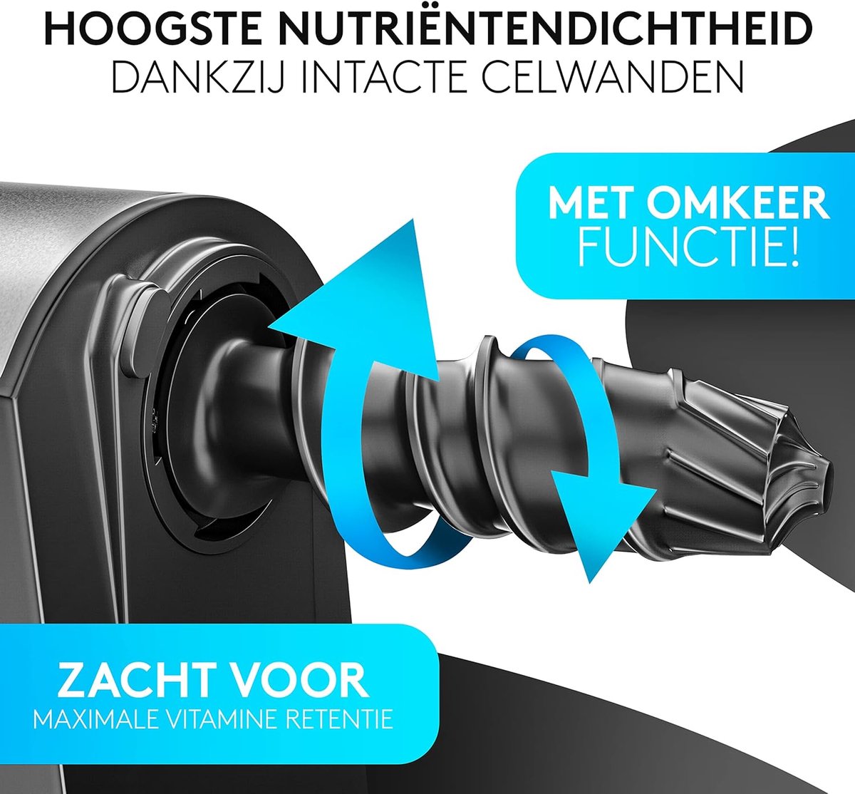 RFWR Slow Juicer elektrische sapcentrifuge