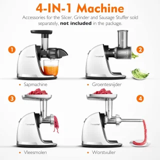 RFWR® Slow Juicer - Masticating Juice Extractor