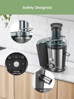 Roestvrijstalen Groente- en Fruitjuicer