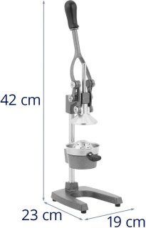 Royal Catering Fruitpers Handmatig Roestvrij Staal