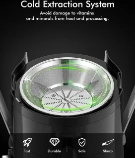 Royalty Line PJ7611 Sapcentrifuge 600W RVS/Zwart