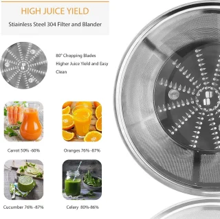 Royalty Line PJ7611 Sapcentrifuge 600W RVS/Zwart