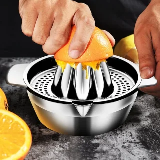 RVS Citruspers Handmatig Mini Draagbare Citruspers