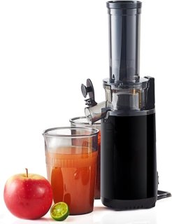 De RVV® Slowjuicer Sapcentrifuge Zwart in één oogopslag