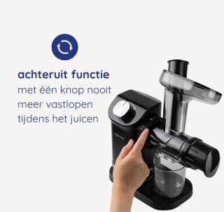 Safecourt Kitchen Slowjuicer Zwart 700ml