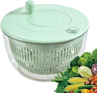 Salade spinner - 235 x 14 cm - lichtgroen