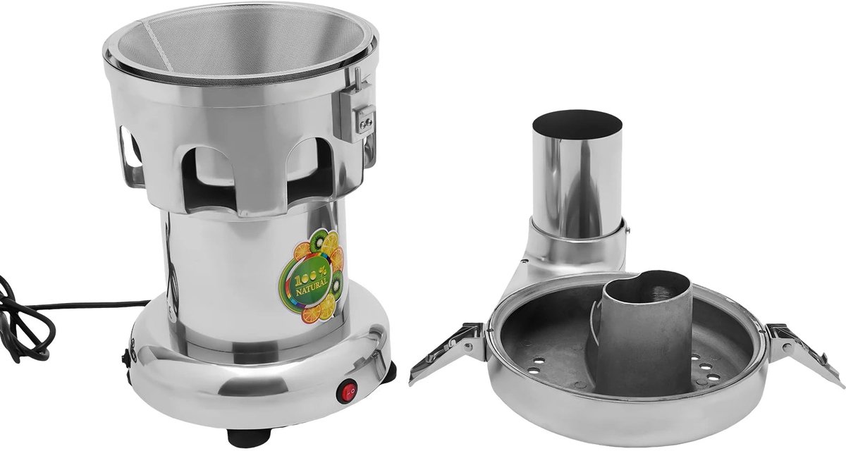 Sapcentrifuge Juicer Roestvrijstaal 2800 RPM