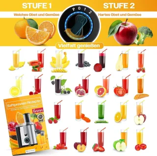 Sapcentrifuge voor fruit en groenten