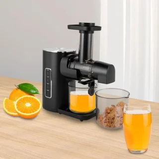 Sapcentrifuge voor groenten en fruit - slowjuicer - zwart