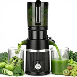 Sapcentrifuge voor hele groenten en fruit – zwart
