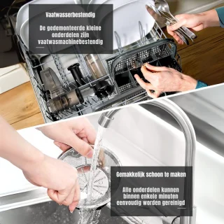 SCH® Sapcentrifuge Slowjuicer Zilver