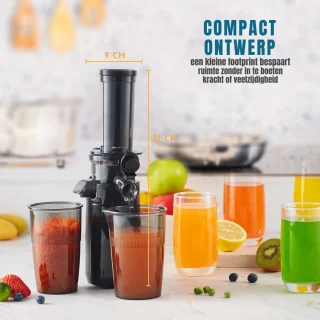 SCH® Slowjuicer Sapcentrifuge Zwart