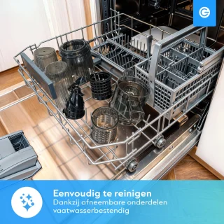 Silvergear Slowjuicer XL 1000ml Zwart