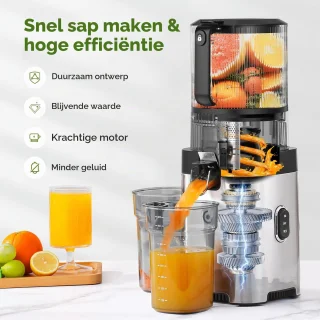 Slow juicer 158 mm, 2 filters, 300 W