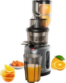 Slow Juicer Grijs 200W 75mm toevoergoot