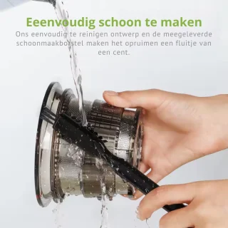 Slow Juicer Grijs 200W 75mm toevoergoot