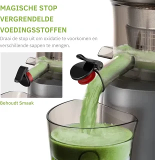 Slow Juicer Grijs 200W 75mm toevoergoot